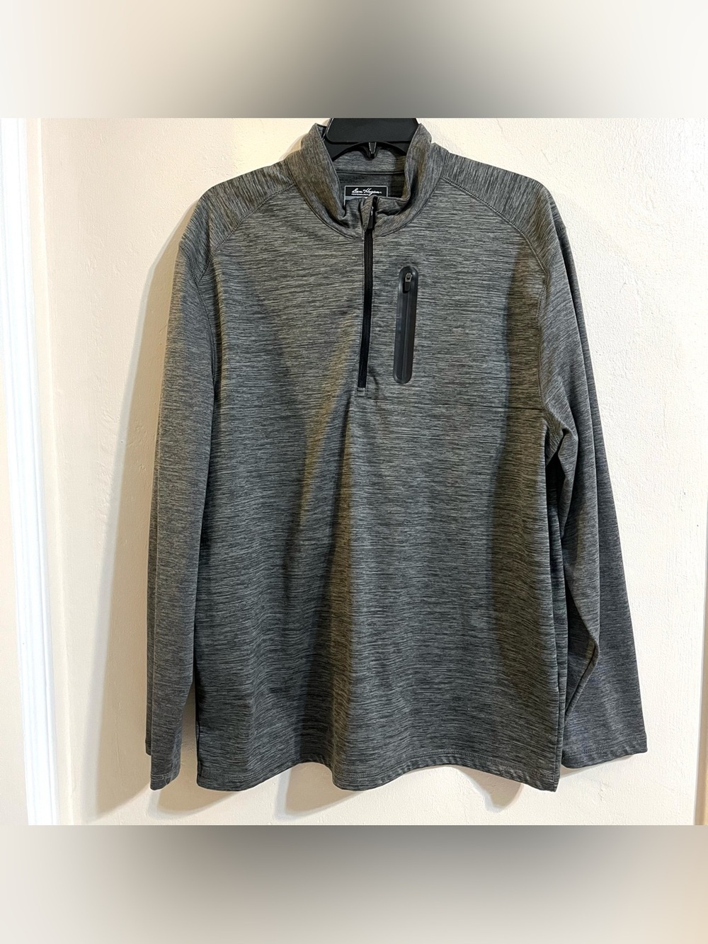 Ben Hogan Men's Gray 1/4 Zip Performance Golf Sweater Size Large Pullover